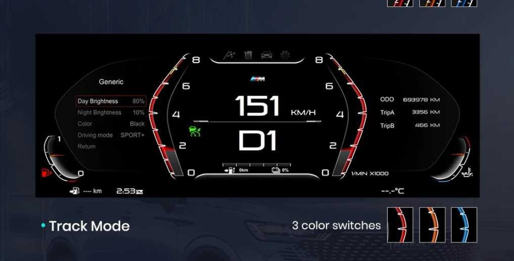 BMW 3 Series 4 Series F30 F31 F32 F33 F36 Дигитален Километраж