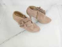 Botine piele intoarsa Zara