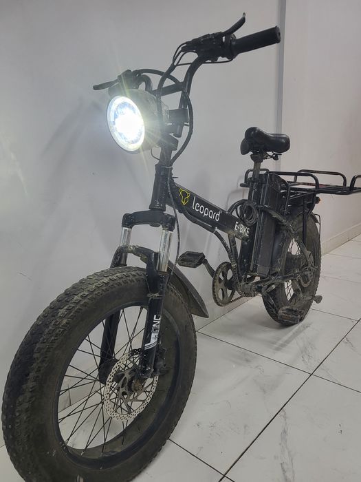 Электровелосипед велосипед электро Леопард Фетбайк 1200w 32ah
