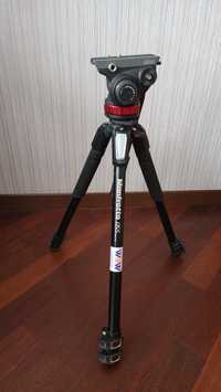 Алюминиевый Manfrotto MK 055 XPRO 3 с MVH 502 AH