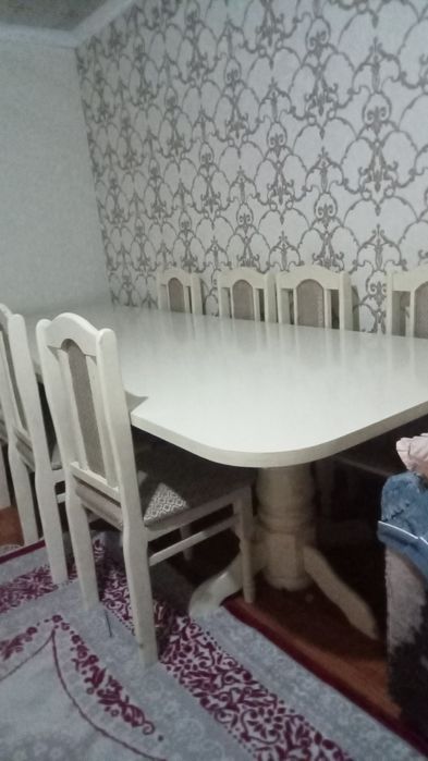 Стол со стулями бу