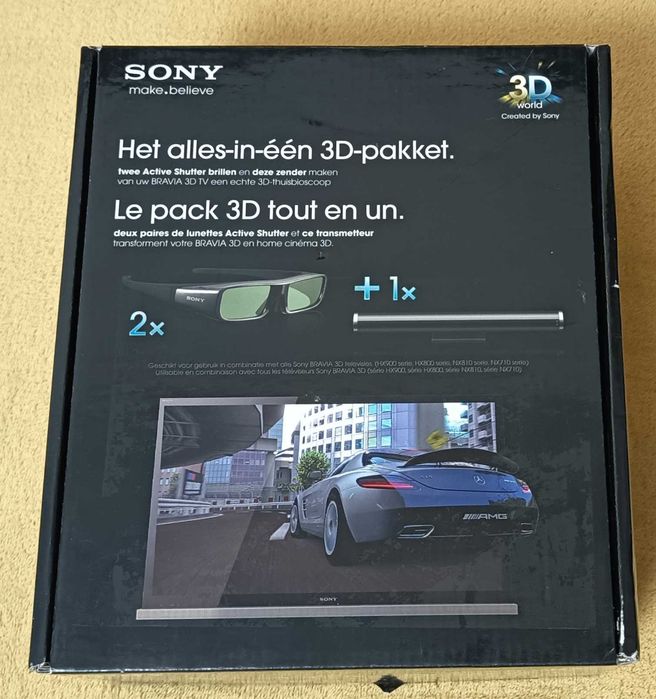 Set TV Sony Bravia transmitatorTMR-BR100 ochelari TDG-BR100 cutie nou