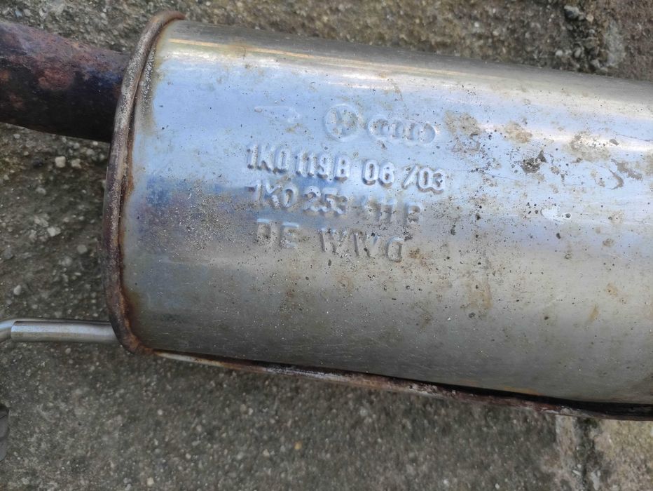 Toba esapament volkswagen vw touran 2.0 TDI cod 1k0253611c