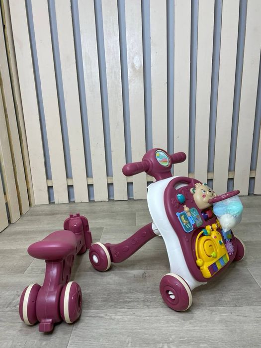 Ходунок каталка 3 в 1 трансформер