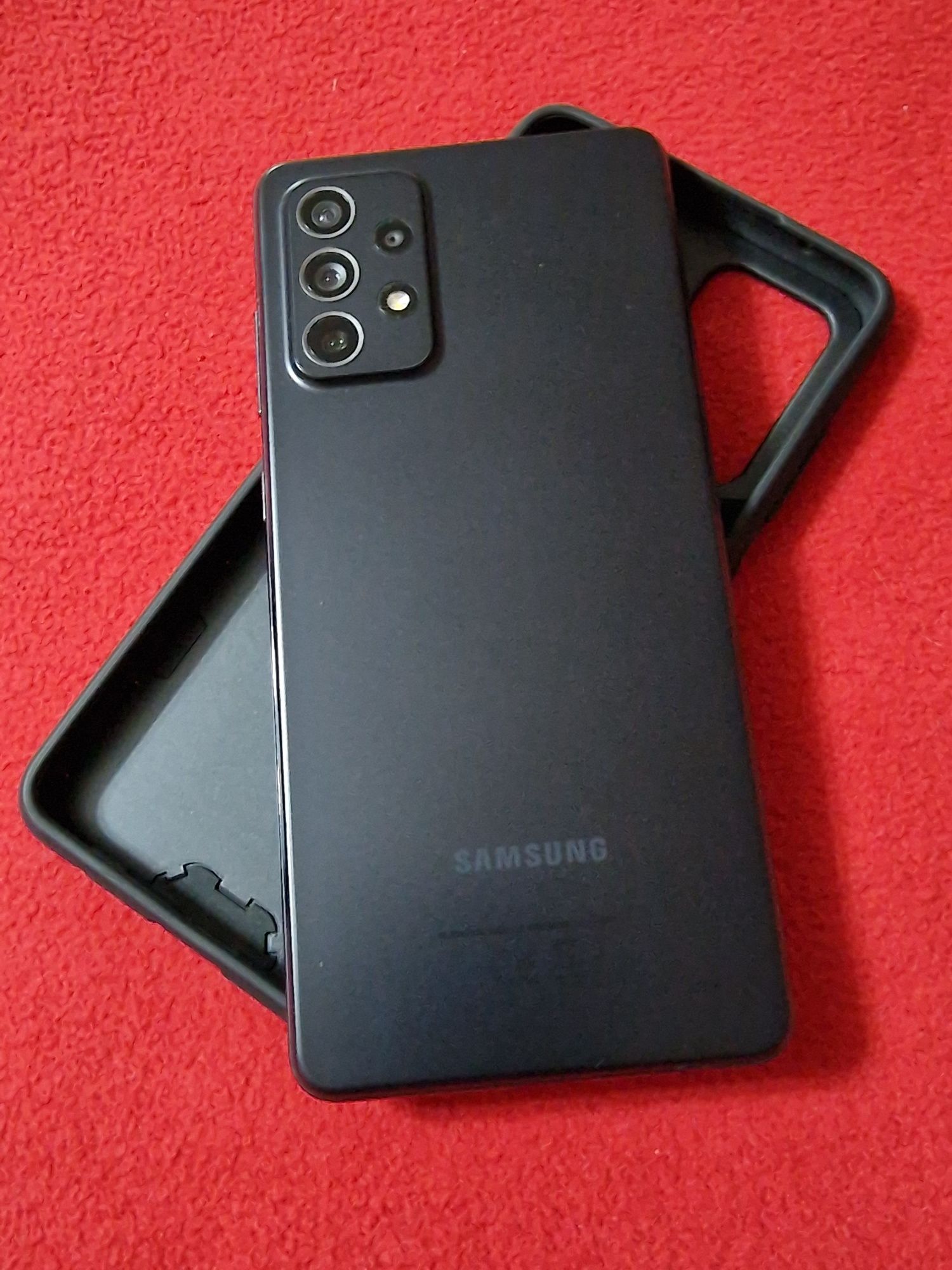 Samsung Galaxy A72 Negru 128Gb, 6Gb Ram, Impecabil, Folie Sticla, Husa