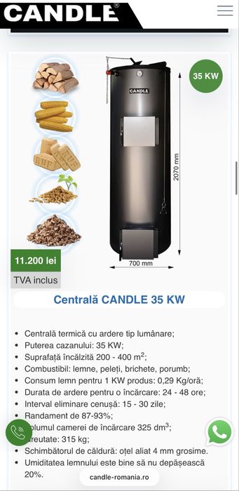 Centrala Candle 35 Kw
