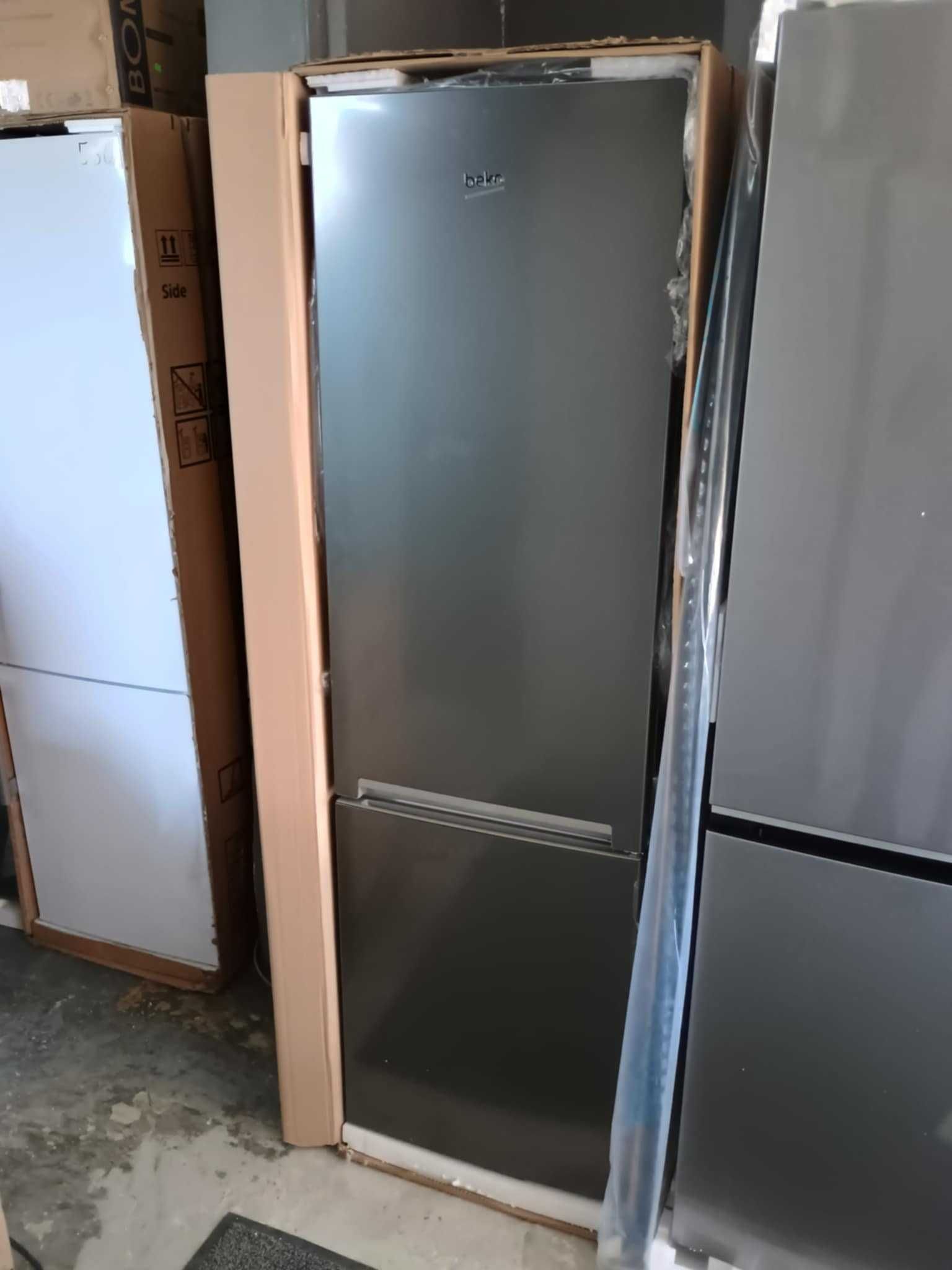 Хладилник с долен фризер BEKO-БЕКО 181.3 см Dark Inox