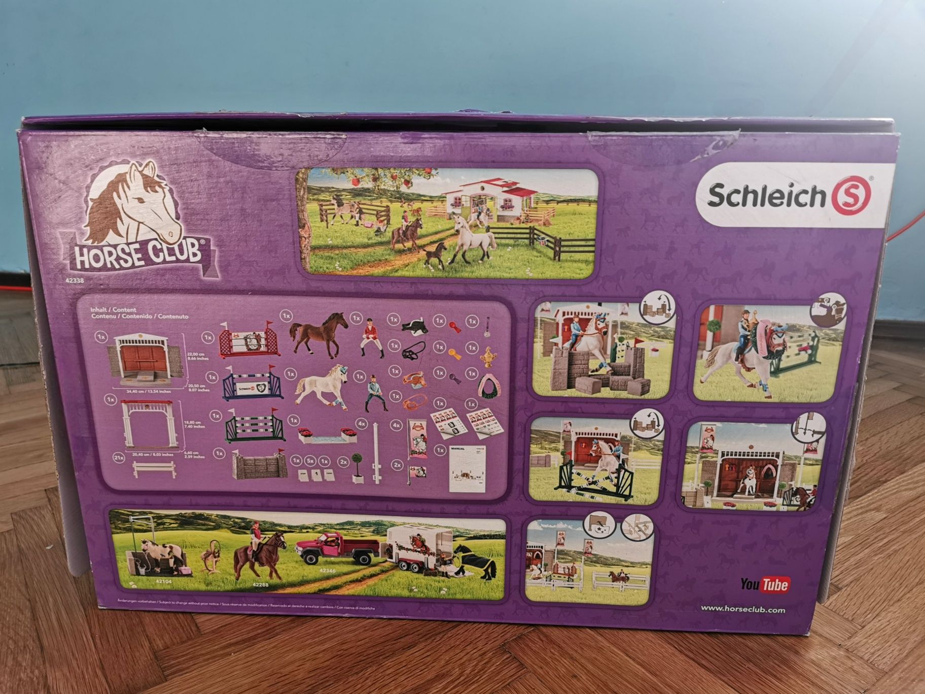 Schleich Horse Club - Set cursa de cai cu accesorii