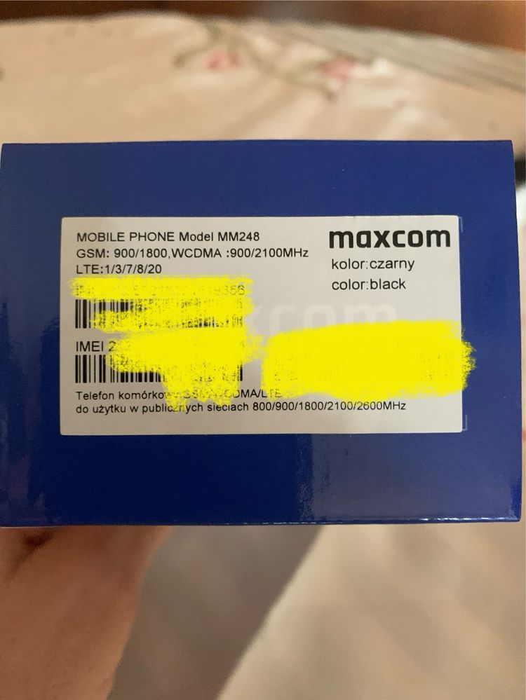 Telefon nou sigilat Maxcom MM248 - clasic cu butoane