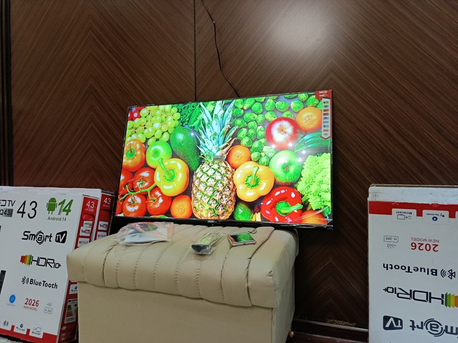 Янги Смарт андроид ТВ сотилади 43талик