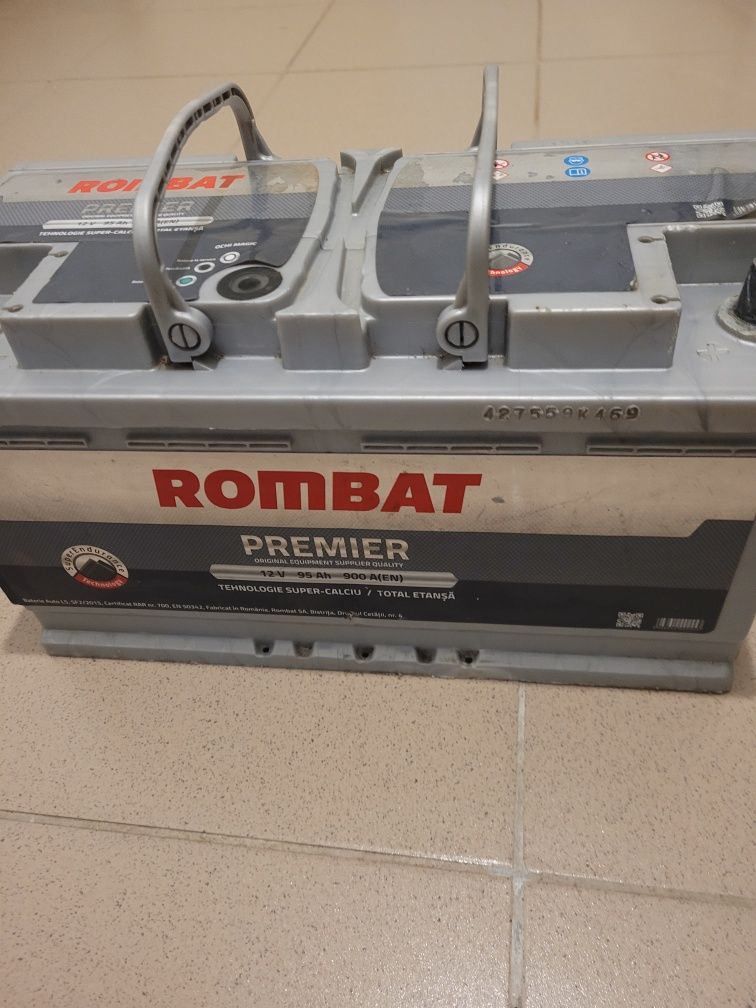 Vând Baterie ROMBAT PREMIER, 12V, 95Ah, 900A(EN), Tehnologie Super-cal