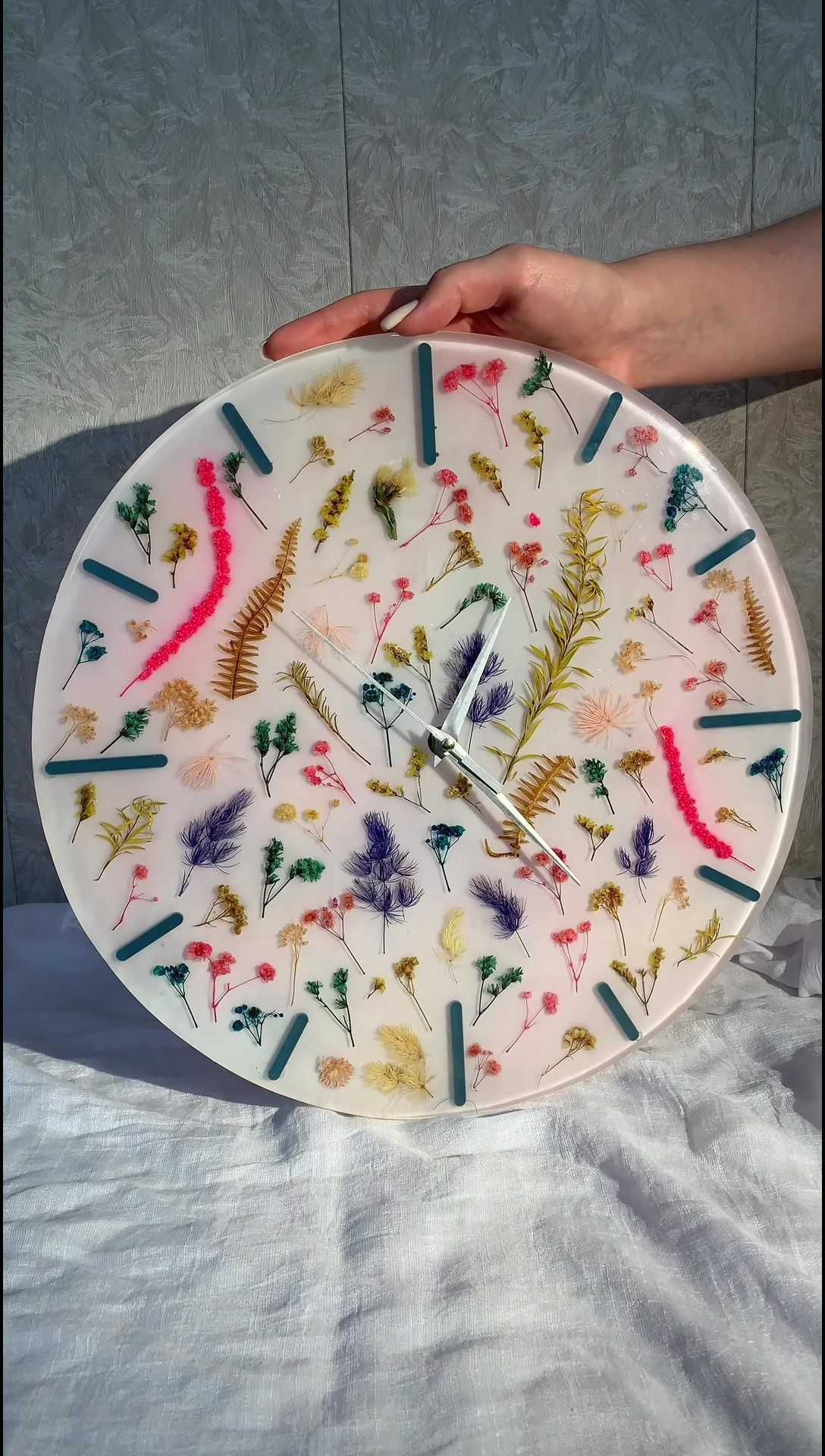 Часы из эпоксидной смолы