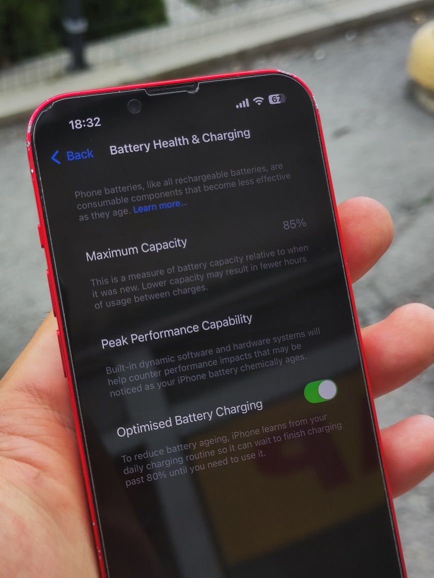 IPhone 14 RED 256GB 85%BH