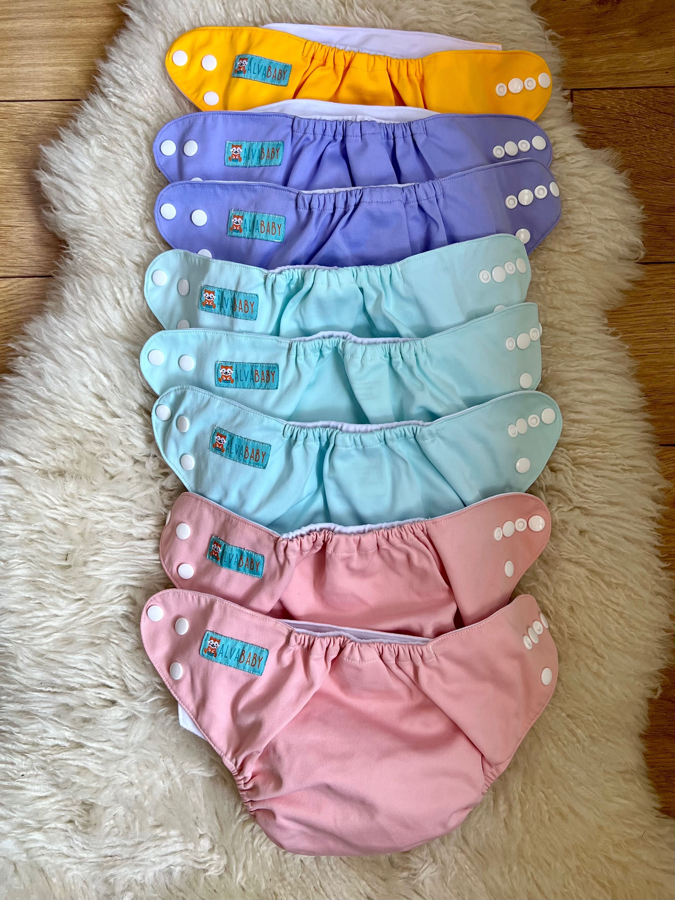 Alvababy платинени пелени сет