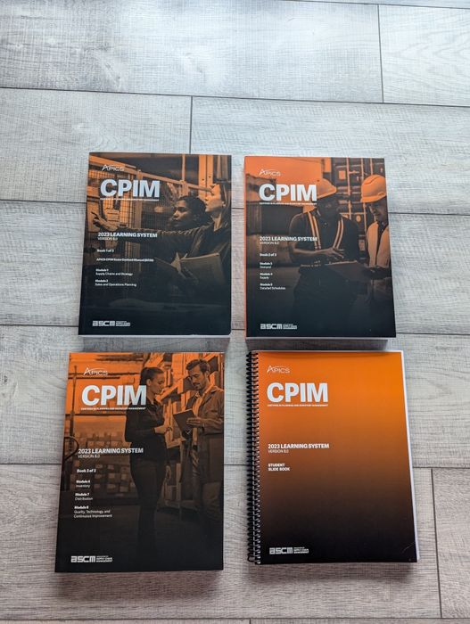 APICS - CPIM -  cărți+caiet studiu, editia 8