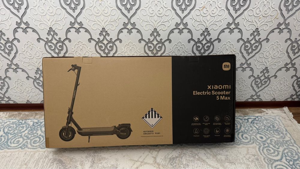 Электросамокат Xiaomi Electric Scooter 5 Max черный