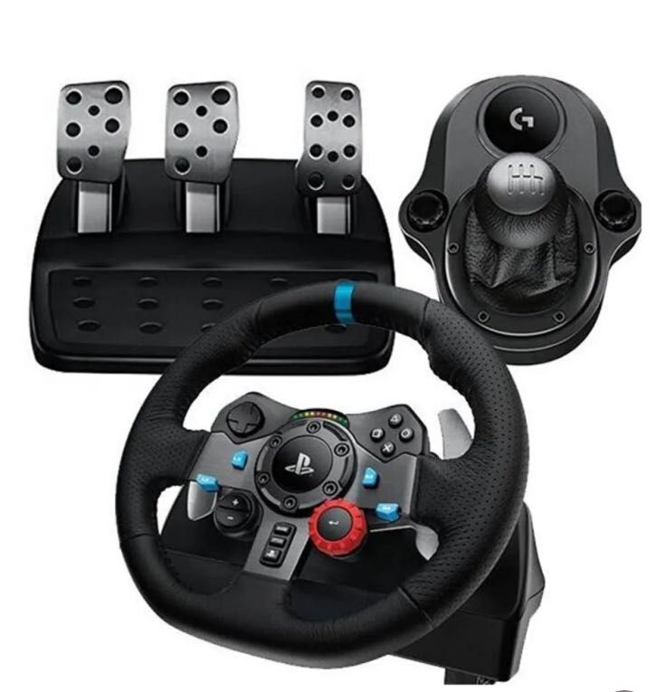 Игровой руль G29 Logitech с коробкой передач и педалями 3 в 1 из Дубая