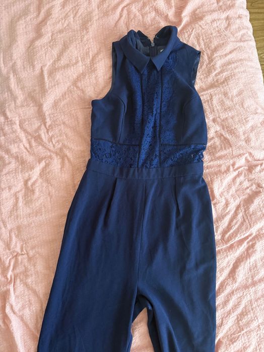 Син официален дълъг гащеризон ASOS