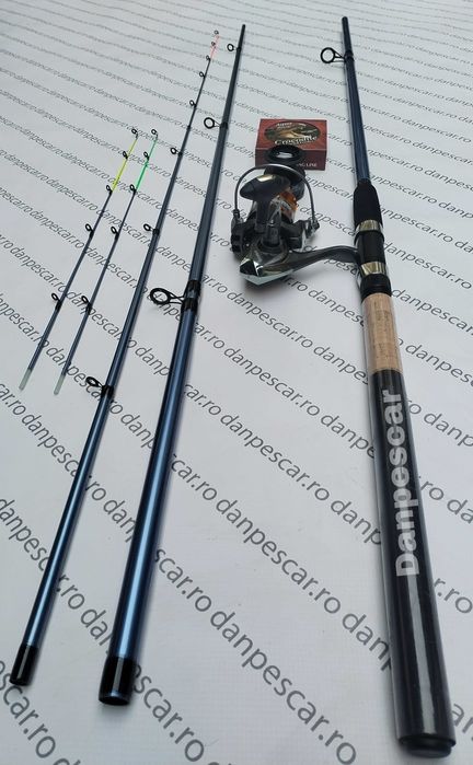SET Lanseta ROBINHAN KOMODO Feeder 3.60m+Mulineta FL EFB4000+150m fir