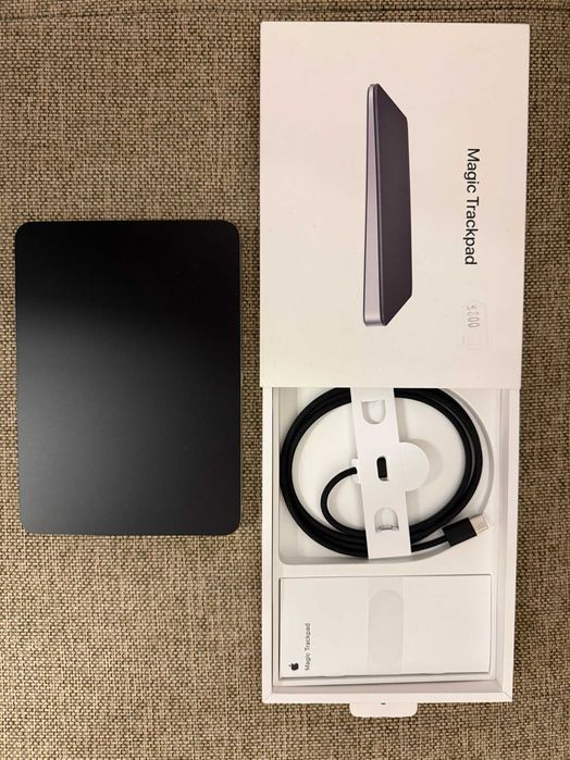 Apple Magic Trackpad 2024 (USB-C), Negru (Nou, cu factura)
