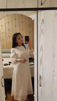 Продам белый платье, размер 44_46