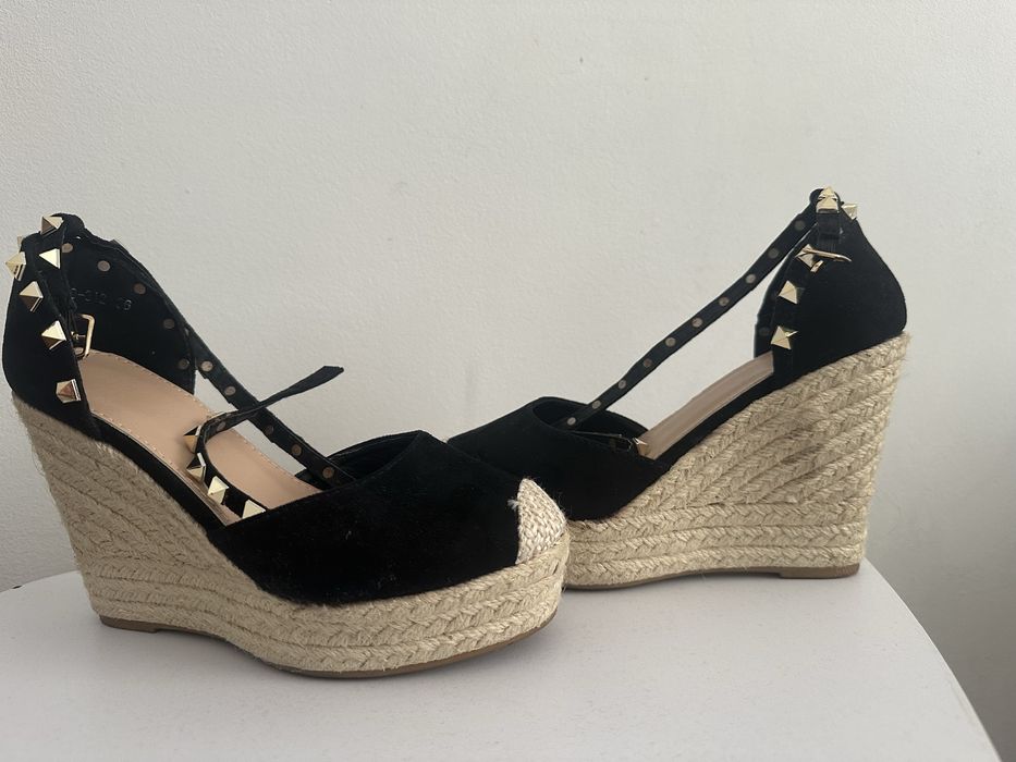 Espadrile dama, marimea 36, piele exterior, stare foarte buna