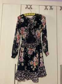 Rochie cu motiv floral H&M