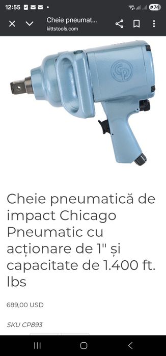 Cheie pneumatica Chicago cp893