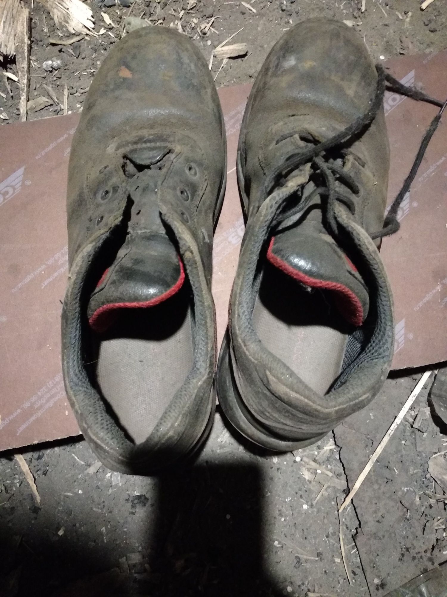 Спец обувь мужская кожаная обувь