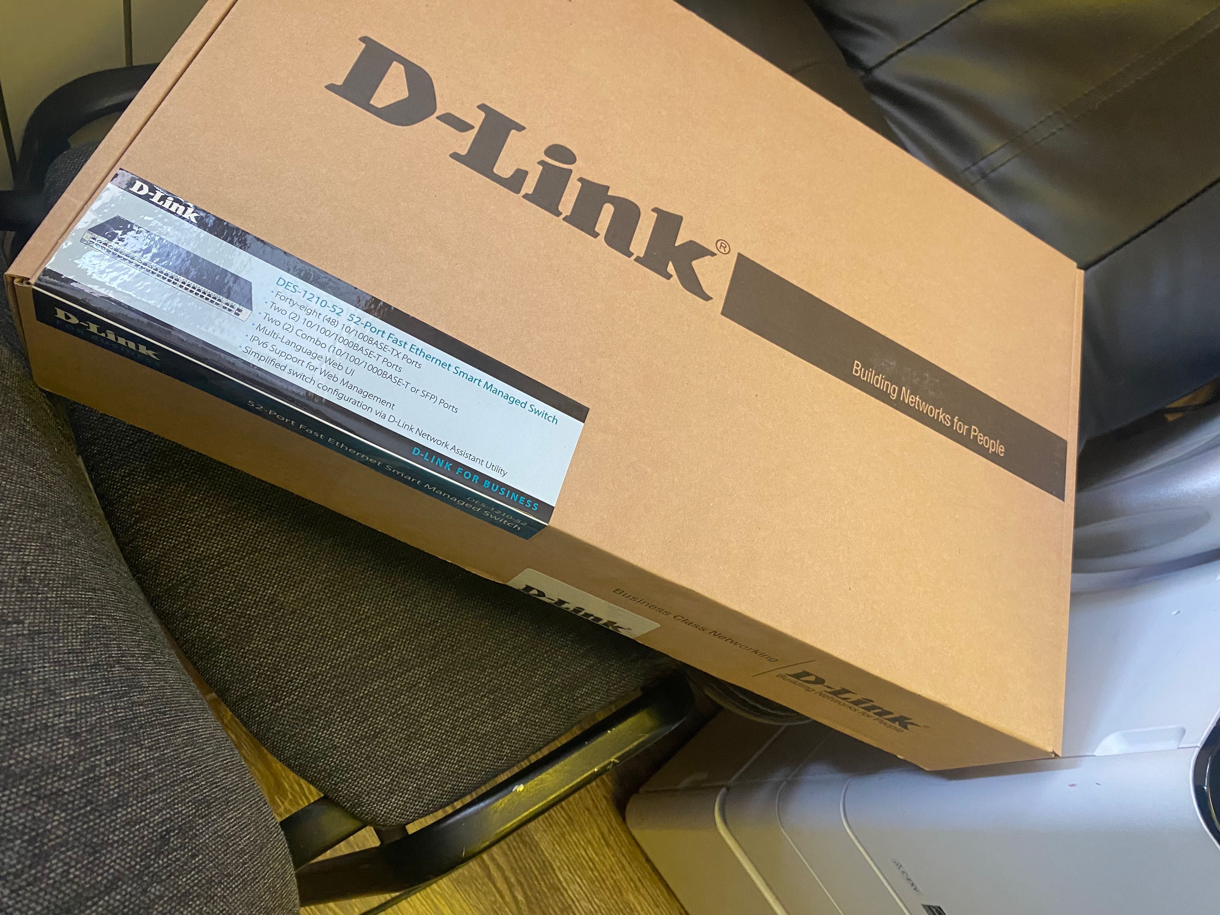 Управляемый WebSmart-коммутатор г D-Link DES-1210-52 новый и бу Cisco