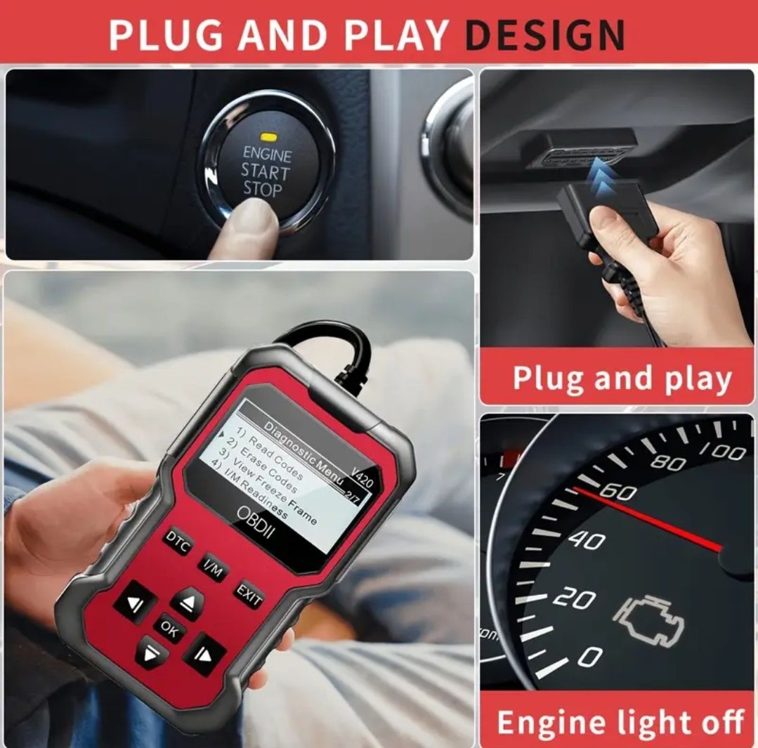 Aparat ștergere erori bord pe cablu – alimentare OBD, diagnostic rapid