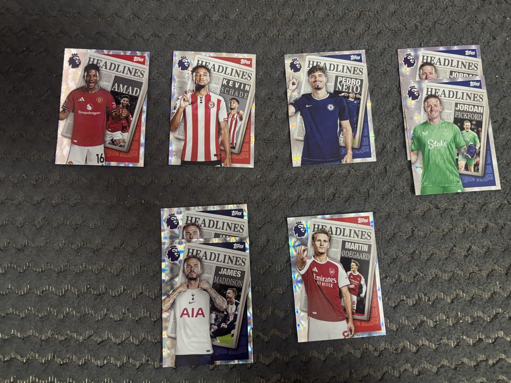Продавам карти Topps Premier League 25/26