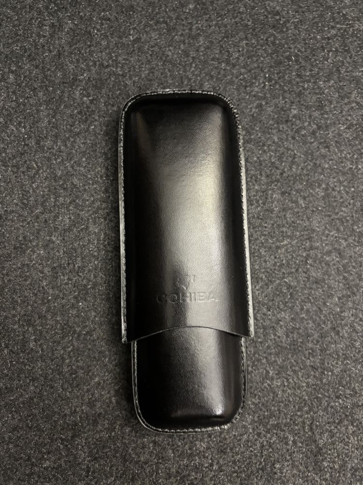 Cohiba Компактен Кожен Калъф за Пури