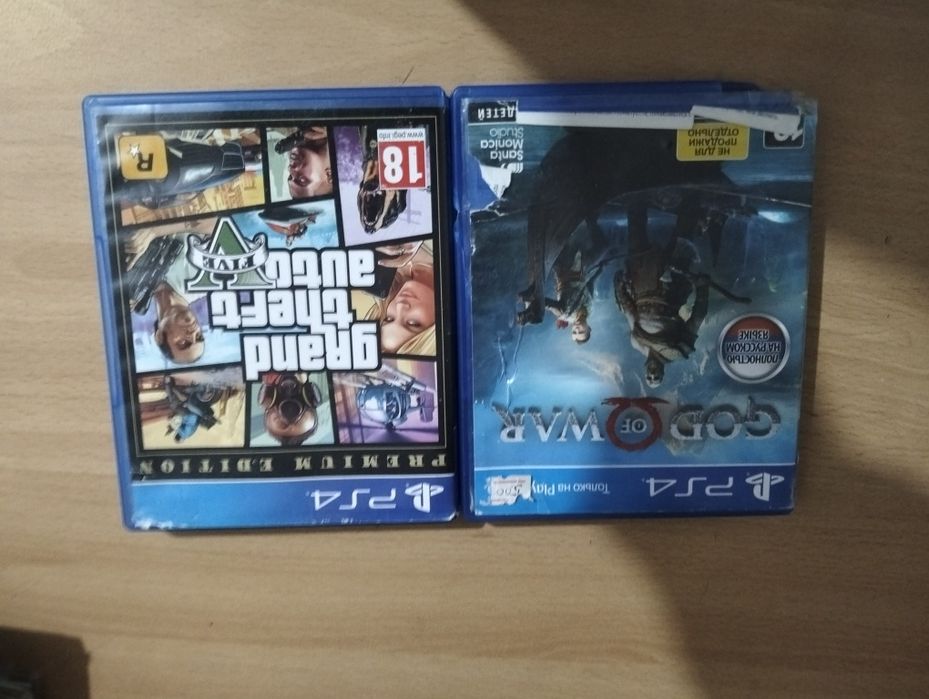 Игры на ps 4 ,GTA 5,GOD OF WAR обмен продажа не пологается