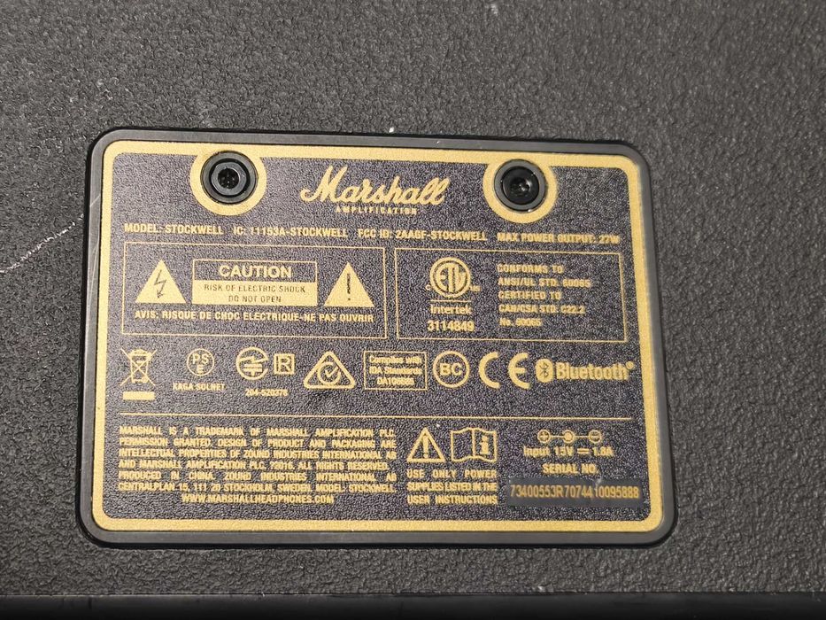 Boxa portabila Marshall stockwell bluetooth