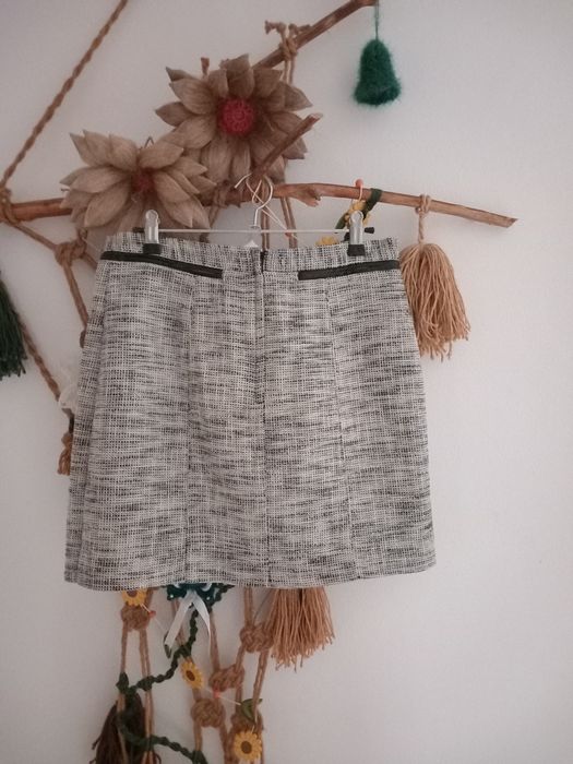 Fustă H&M din stofă,  mărimea s/m