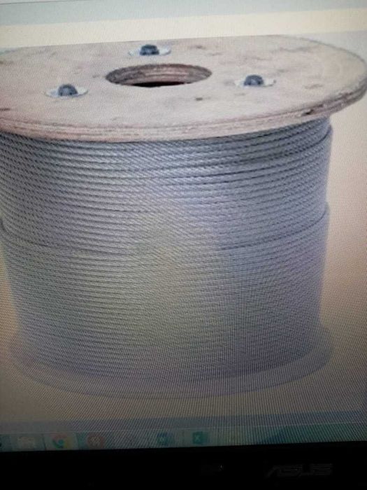 Канат стальной 12мм, 9 мм, 6 мм