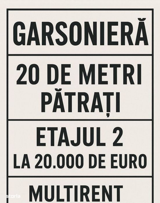 Garsoniera Dallas -etaj 2 -doar la MultiRent Imobiliare