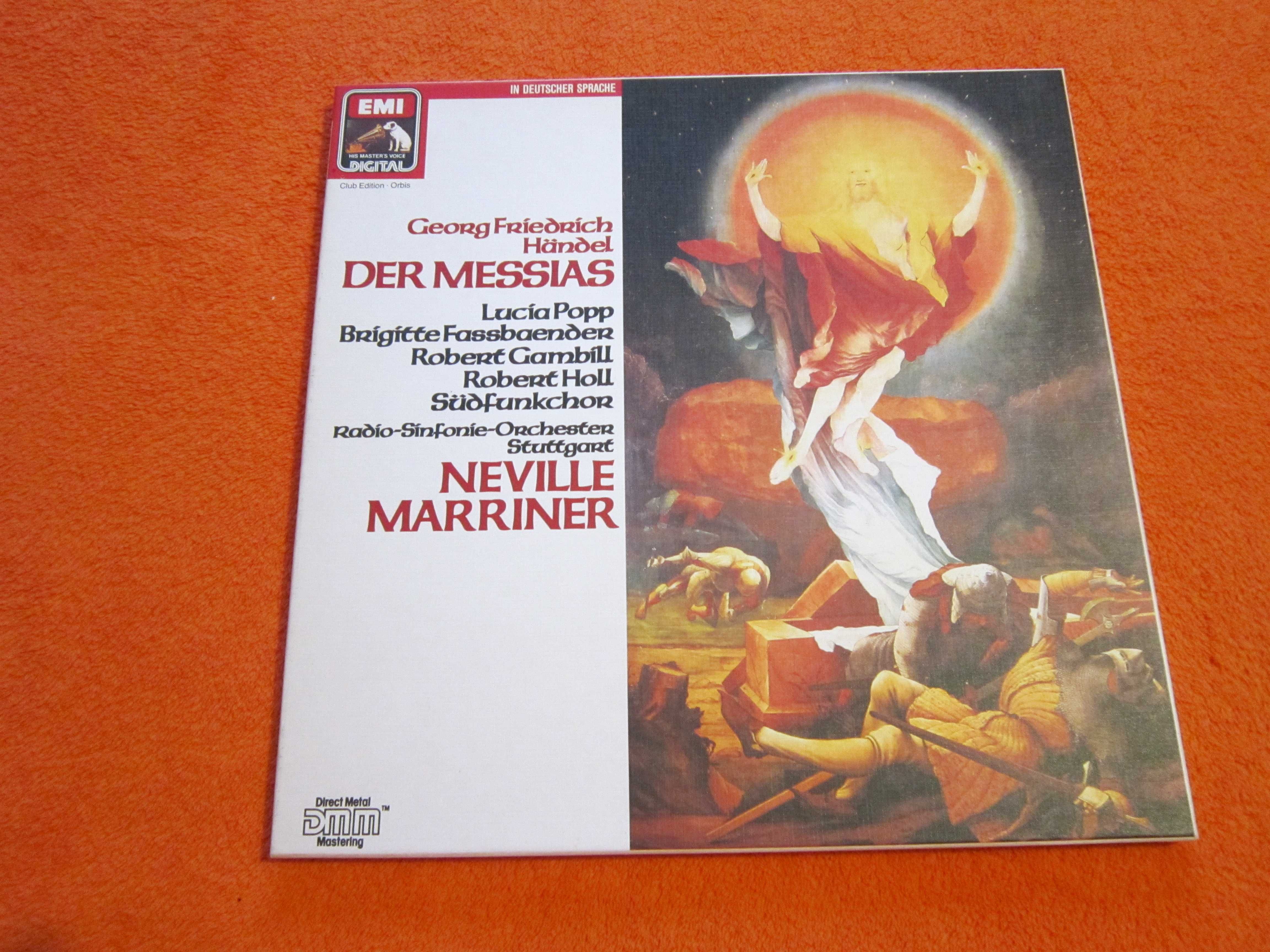 vinil colectie Handel-Der Messias-Neville Marriner 3LP 1984-cadou ined