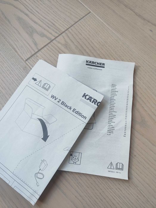 Kärcher aspirator geamuri WV 2 Black Edition, nou