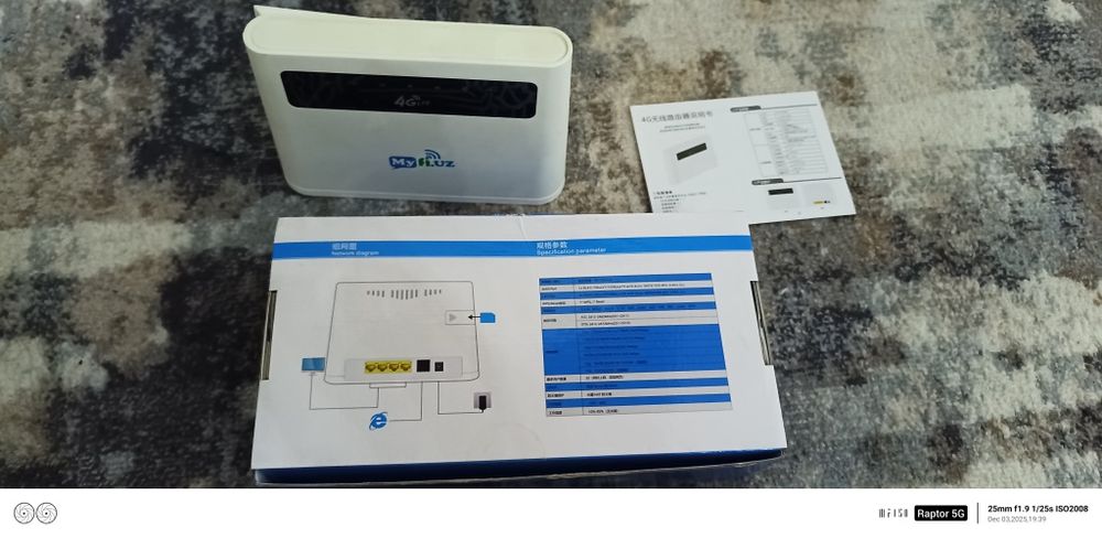 Wifi 4G SIM card da ishlaydi batareya 5000 mAh zaryadi 1-kunga yetadi