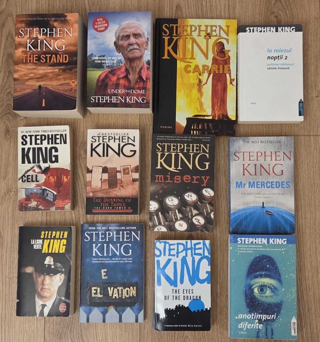 Stephen King - Set 12 carti engleza, citite cu atentie o singura data
