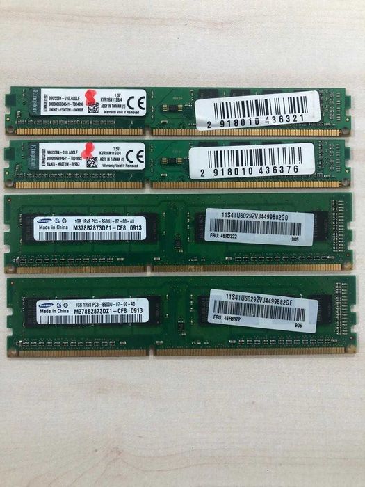Оперативная память DDR, DDR2, DDR3