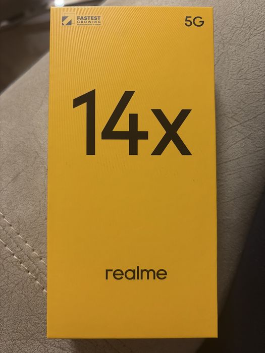 Чисто нов Realme 14x 5G 128GB – НЕОТВАРЯН, 3 г гаранция от йетел