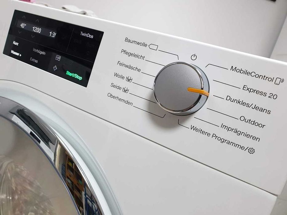 Miele 1600rpm Wi-Fi TwinDos Подсветка Пералня Миеле 12м Гаранция