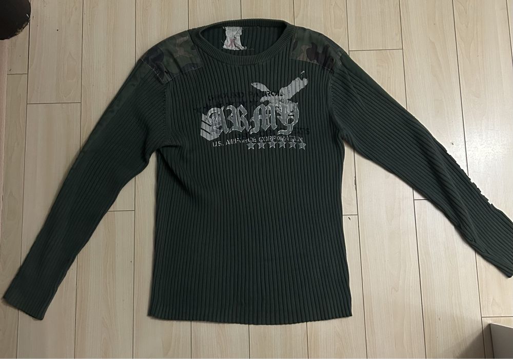 Bluza Vintage Army (AvantGarde, y2k, evisu, ed hardy, true religion)