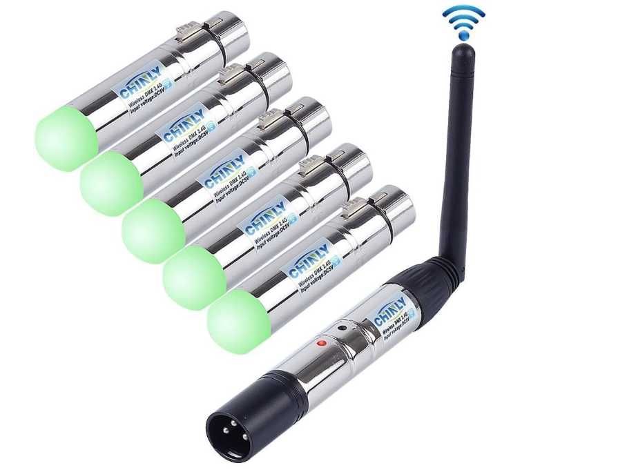 Controller DMX wireless 512 Chinly 1 transmiter 5 recivere