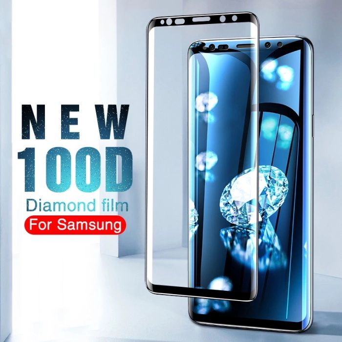 Folie sticla curbata 100D FULL Glue pt Samsung Galaxy S8, S8+, S8 plus