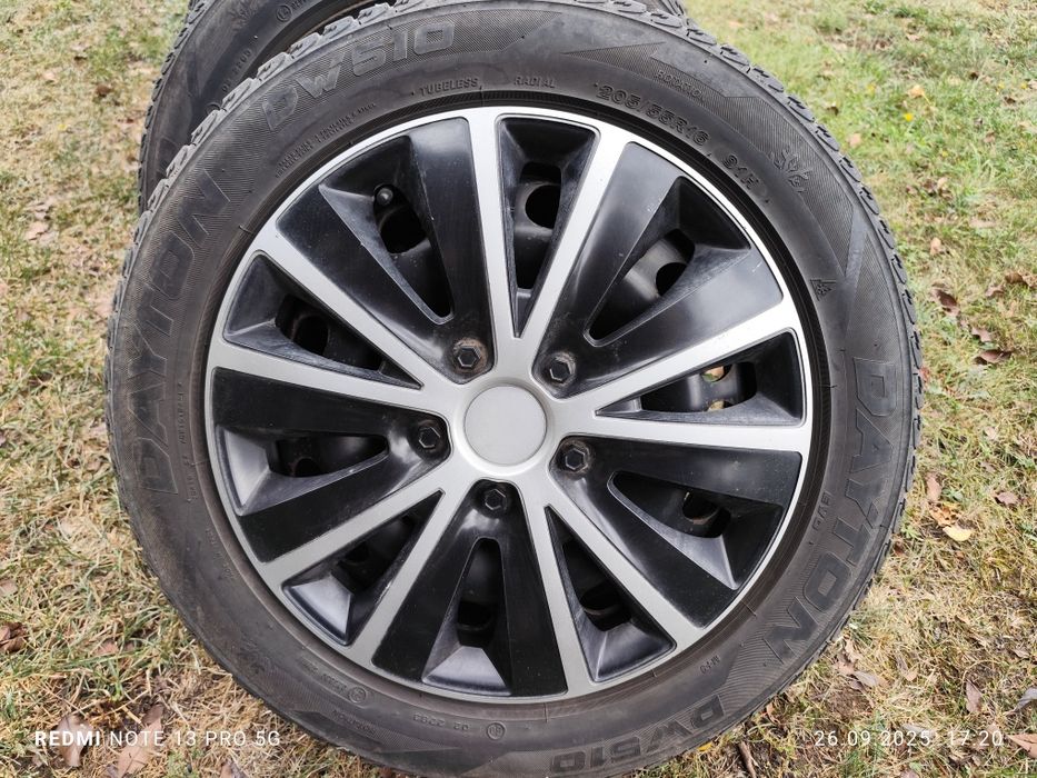 Метални джанти с гуми 205/55/16' 5х112 passat golf 4, 5, 6, 7 touran p