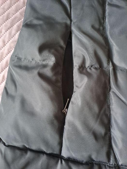 Дамска шуба ZARA цвят антрацит
